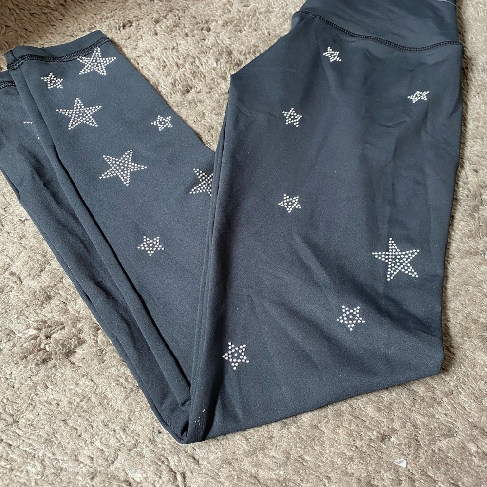 Soul Cycle Studded Star Leggings NWT's